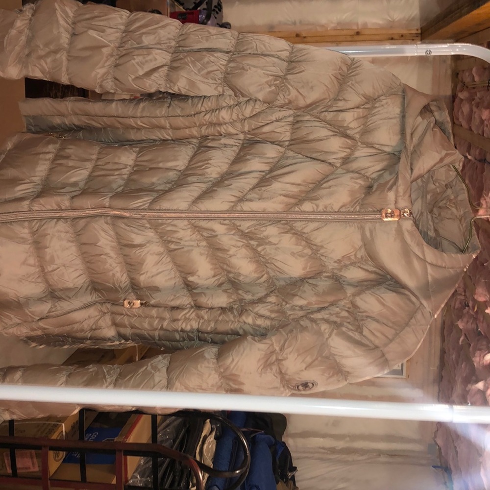 Michael Kors tan winter jacket